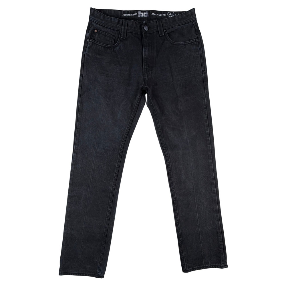 Jordan Craig Legacy Edition Collins Mens 34x34Straight Leg Jeans Faded Black